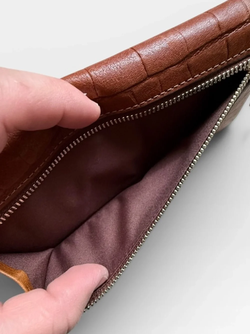 Brahmin Ady Tan Tidewell Slim Leather Wallet‎ OS
